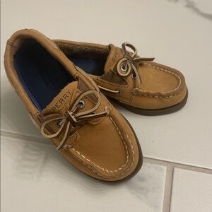 Sperry Kids Brown slip on loafers